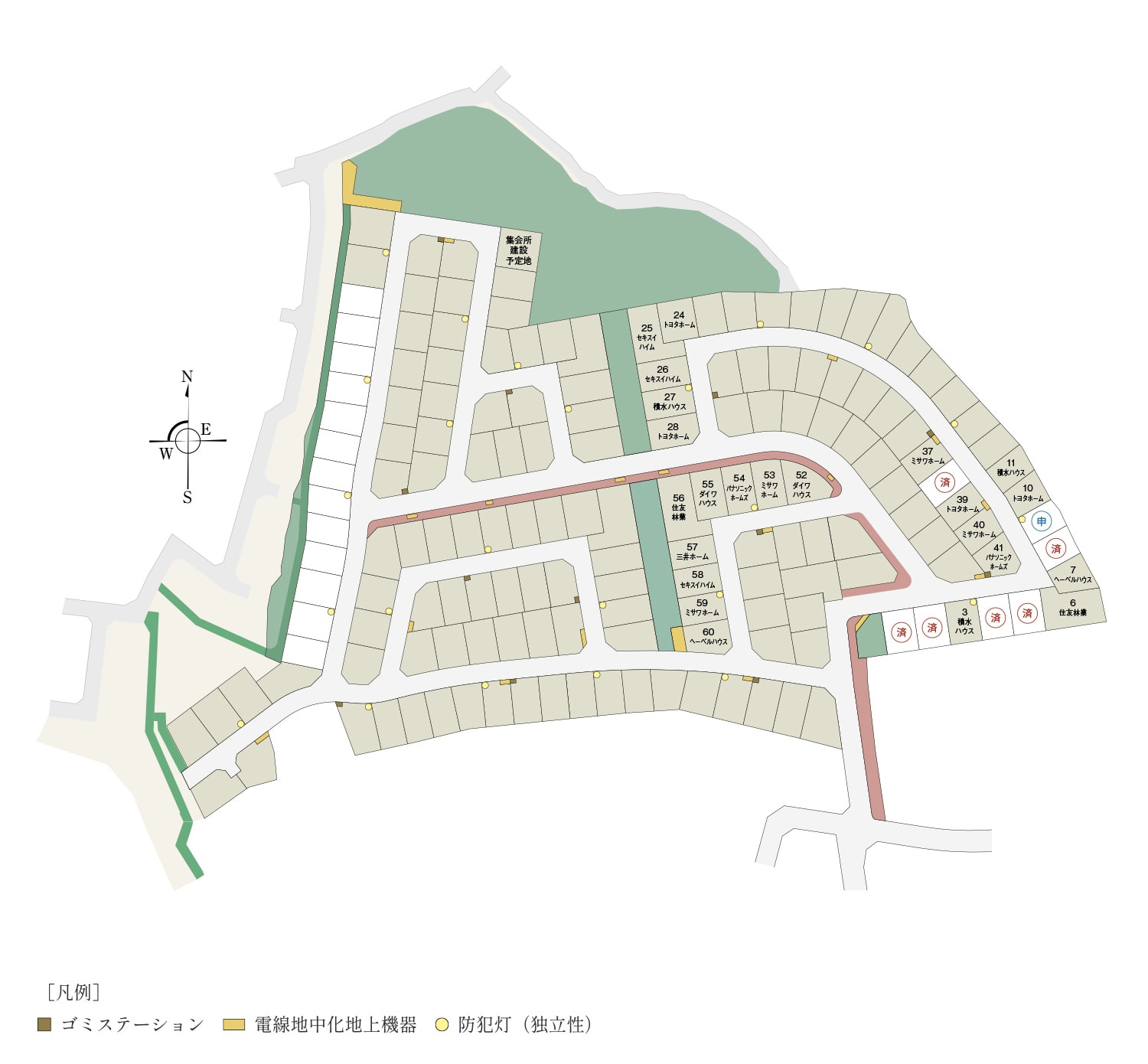 For Good寝屋川香里そらのて 全区画図